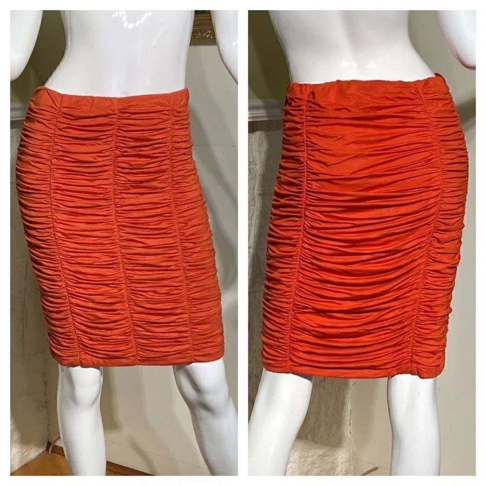 Tatum & Olivia Ruched Bodycon Mini Skirt - Picture 2 of 15